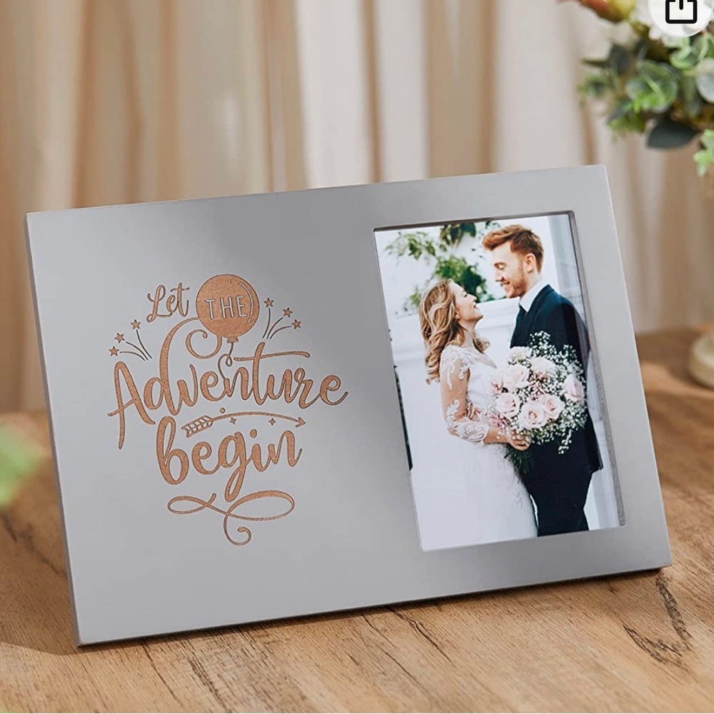 🆕 BRIDAL Wedding Engagement Bridal Shower Gifts - 4x6 Picture Frame